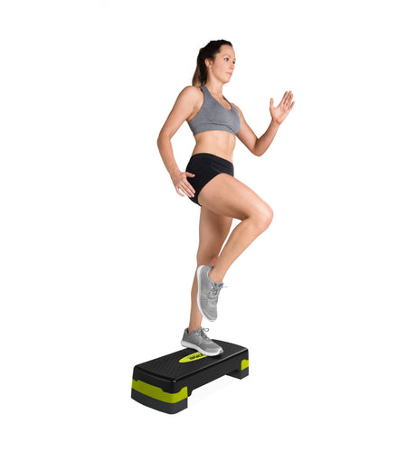 Aerobic Step Platform, Black and Yellow
