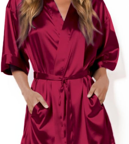 Women'S Bride Bridesmaids Silky Robe Satin Kimono Robes for Women Lingerie